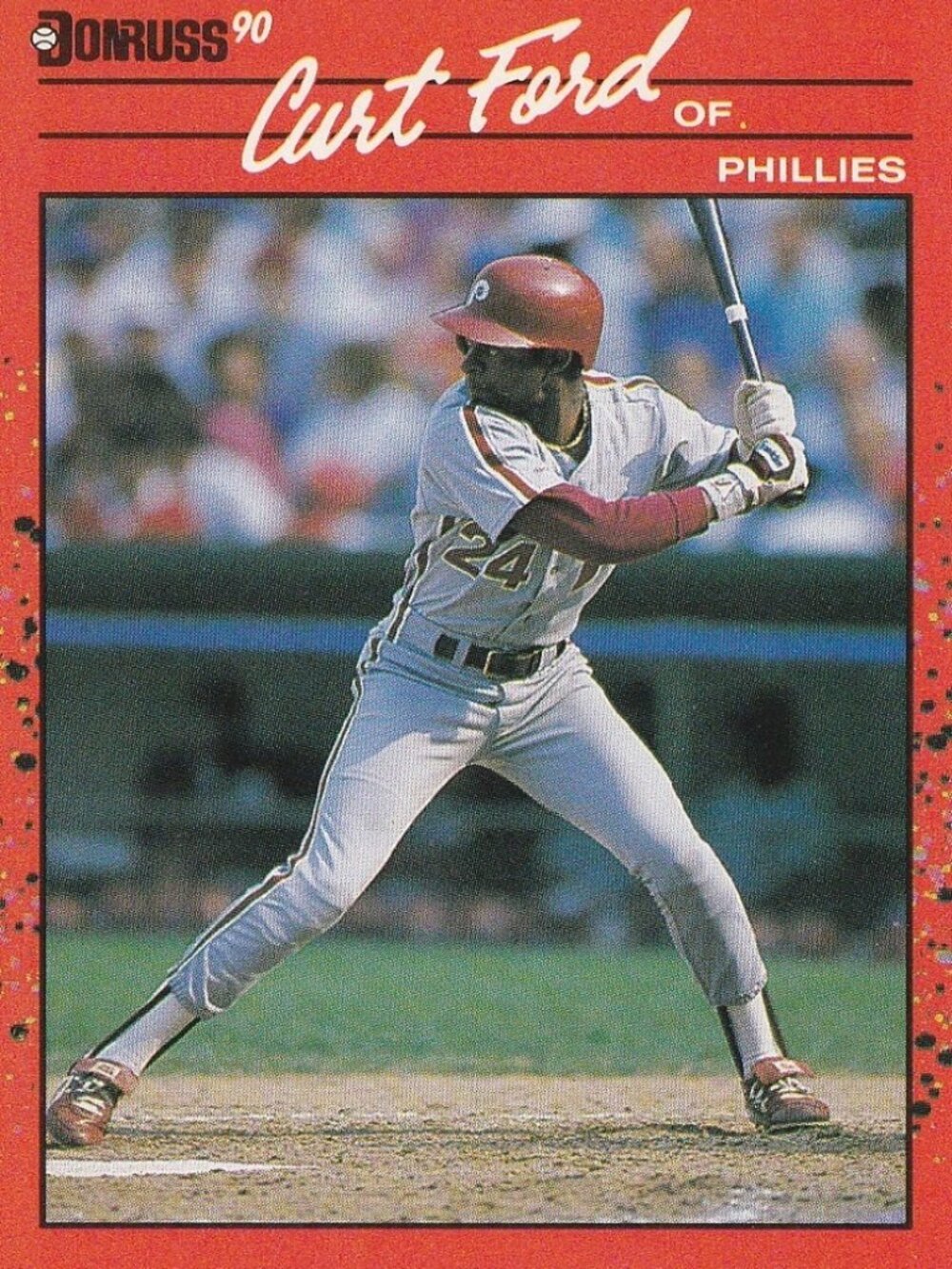 Curt Ford Baseball Card